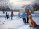 Casse-tete hivernal - Une partie de hockey entre amis