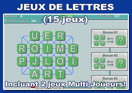 jeu de mots gratuit en francais